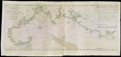 A New and Correct Chart of the Sea Coast of New - England from Cape Codd to Casco Bay. Lately Survey'd by Capt. Henry Barnsley.