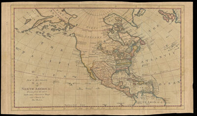 A New & Accurate Map of North America; Drawn from the most Authentic Modern Maps and Charts by Thos. Bowen.