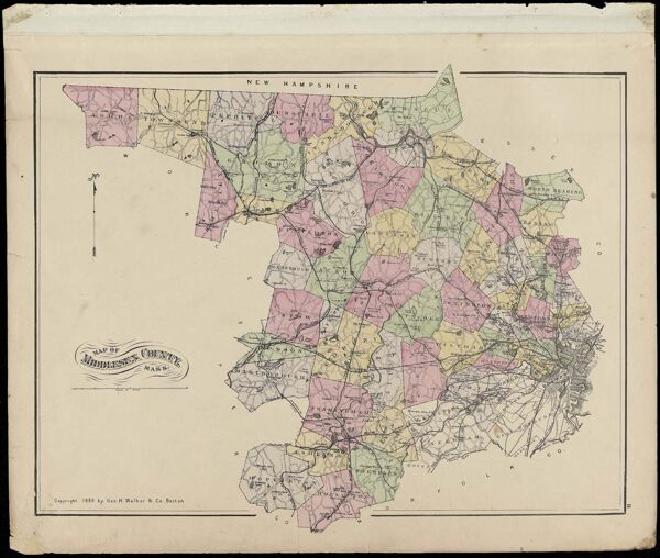Map of Middlesex County, Mass.