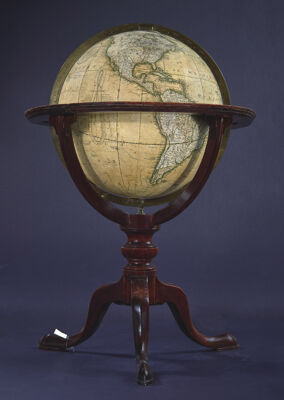 Cary's New Terrestrial Globe delineated from the best authorities extant exhibiting the different tracks of Captain Cook and the new discoveries made by him and other circumnavigators