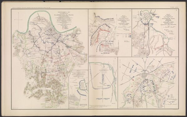 Topographical map of the Battle-Field of Nashville, Tenn. 15th and 16th Dec., 1864.