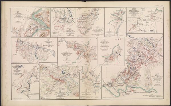 No. 12.  Map of engagement at Harper's Ferry. VA., July 4th, 1864.  To accompany report of Jed. Hotchkiss, Top. Eng. A. V. D.