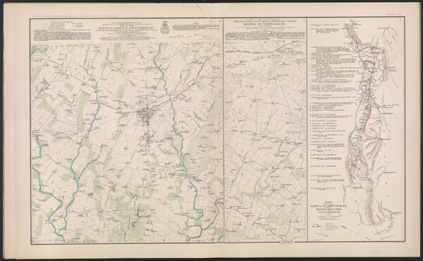 Map of the Battle-Field of Gettysburg.