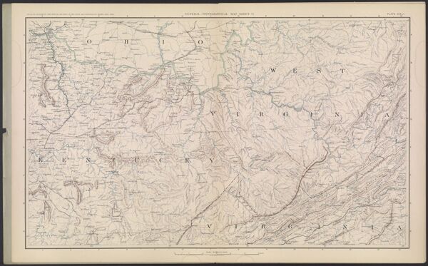 General Topographical Map.  Sheet VI.