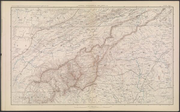 General Topographical Map.  Sheet VII.