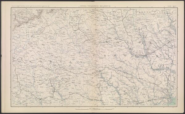 General Topographical Map.  Sheet VIII.