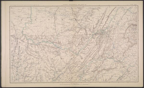 General Topographical Map.  Sheet XIV.