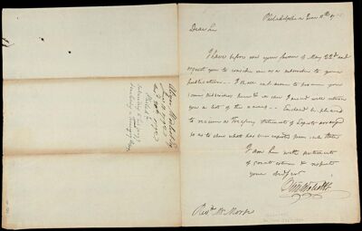 [Letter to Jedediah Morse. June, 1792]