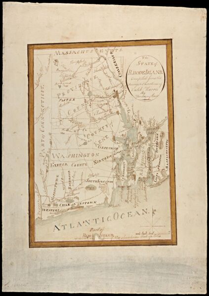 The State of Rhode Island Compiled from the Surveys and Observations of Caleb Harris by Harding Harris