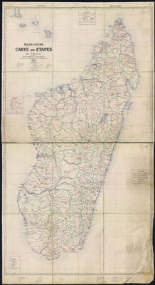 Madagascar Carte des Etapes