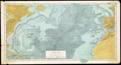 Physiographic diagram, Atlantic Ocean (sheet 1). By Bruce C. Heezen and Marie Tharp