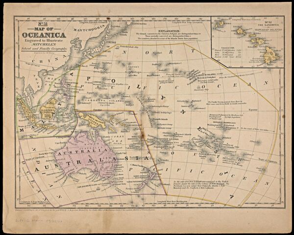 Map of Oceanica
