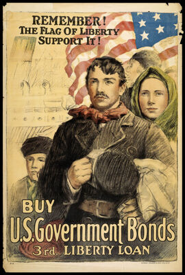 Remember! The flag of liberty--Support it! : Buy U.S. government bonds, 3rd Liberty Loan / Heywood Strasser & Voigt Litho. Co., N.Y
