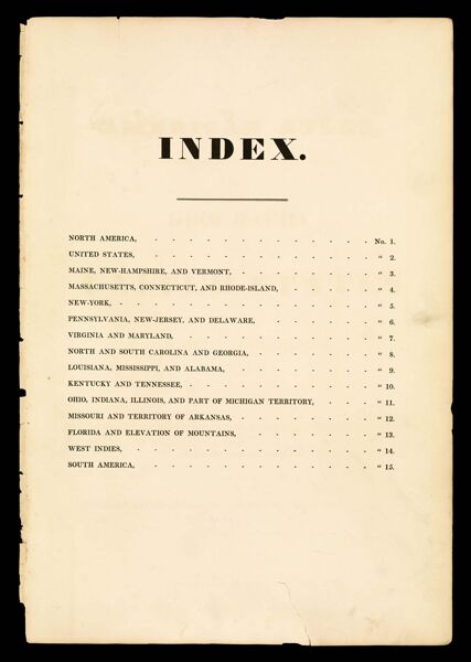 [INDEX PAGE] A new American atlas . . .