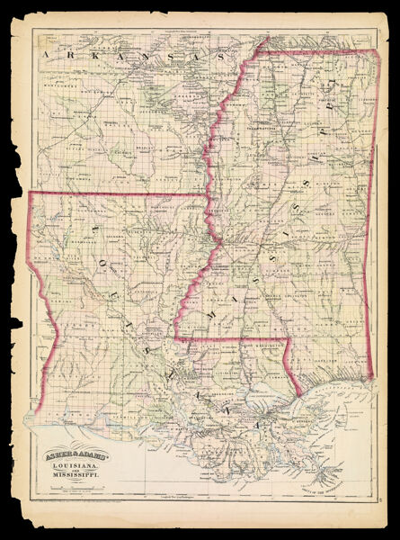 Asher & Adams' Louisiana and Mississippi.