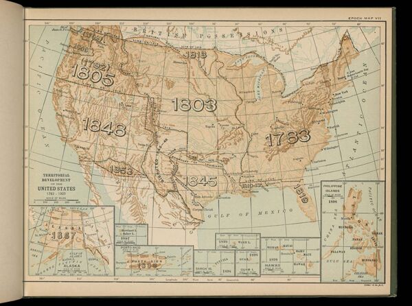 Territorial Development of the United States 1783 - 1903