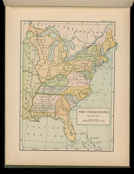 The United States March 4th, 1801.