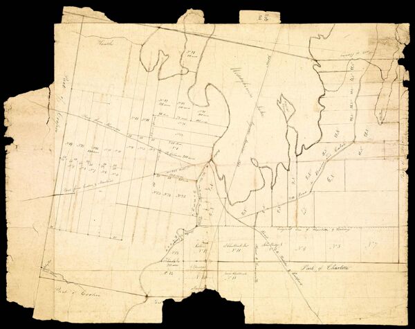 [property map of town of Cooper, Maine]