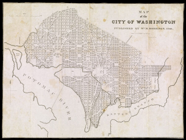 Map of the City of Washington.