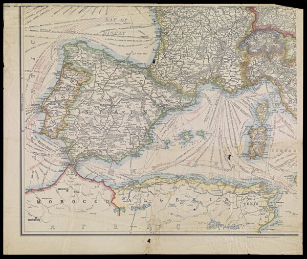 [Map of part of Europe and Northern Africa]