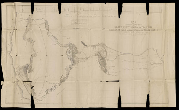 Map of an Exploring Expedition to the Rocky Mountains in the year 1843. Oregon and North California in the year 1843-44
