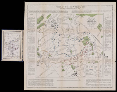 Plan of the Battle of Waterloo at nearly 8 o'clock p.m., Saturday 18th June 1815 by Sergt. Majr. E. Cotton.