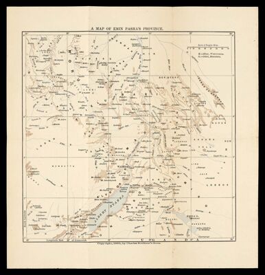 A Map of Emin Pasha's province.