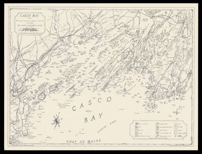 Casco Bay from Richmond Island to Seguin Island : including the lower Kennebec River