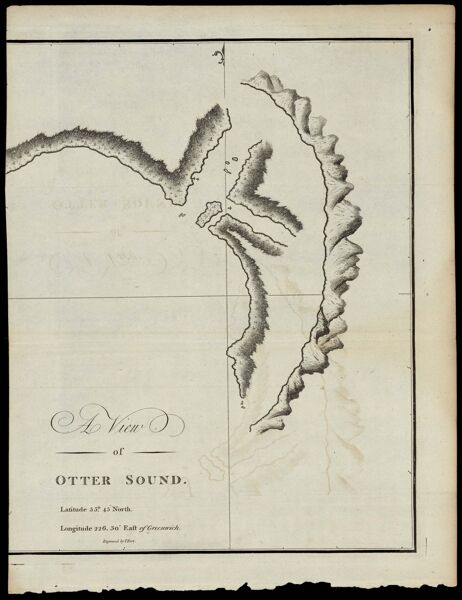 A View of Otter Sound. Engraved by T. Foot.