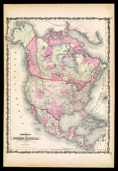 Johnson's North America by Johnson and Ward