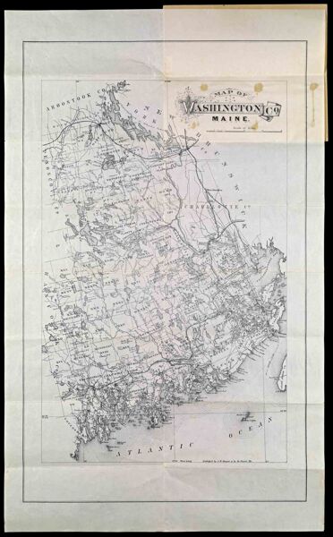 Map of Washington County Maine