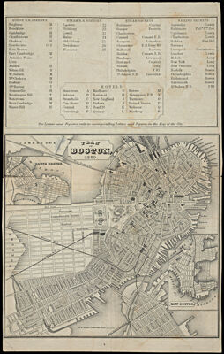 Plan of Boston, 1860.