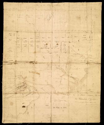Plan of south Division of Trescott, Late Township No. 9, East Division, so laid out and surveyed between 1806 and 1834