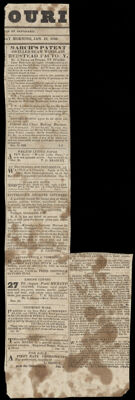 [Newspaper advertisements, 1830]