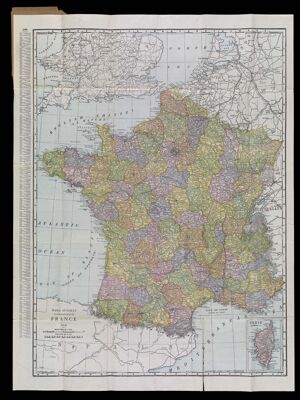 Rand McNally Standard Map of France