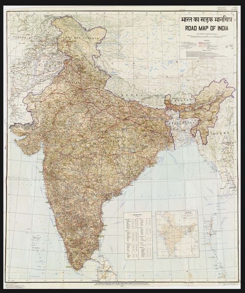 Road Map of India