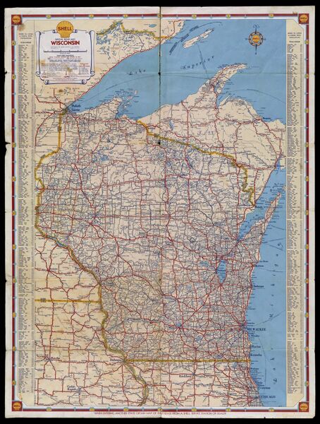 Official Road Map Wisconsin