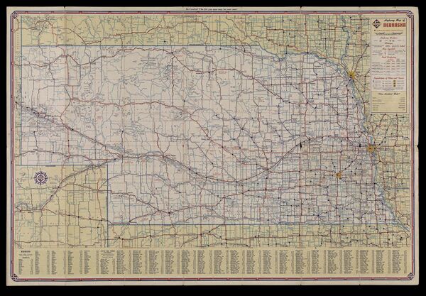 Highway Map of Nebraska