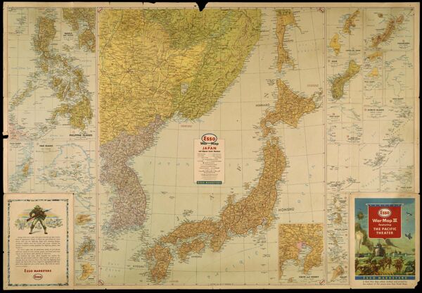 Esso war map III featuring the Pacific Theater : a third war map