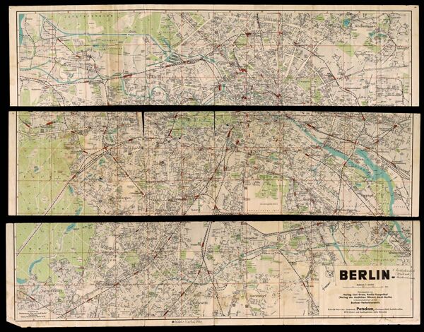 Berlin: Planfuhrer mit Strassenverzeichnis und Sonderkarten