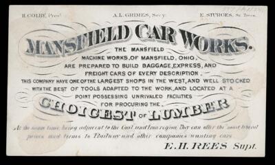 Mansfield Car Works.