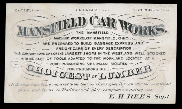 Mansfield Car Works.