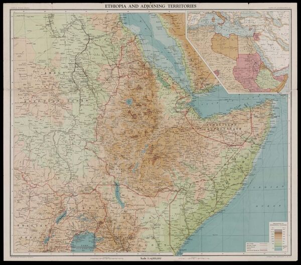 Ethiopia and adjoining territories.