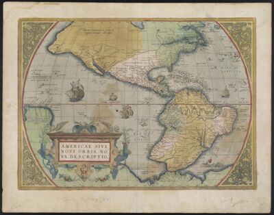 Americae Sive Novi Orbis, Nova Descriptio., 1573-1574