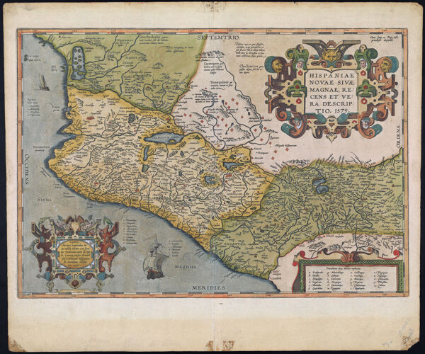 Hispaniae Novae Sivae Magnae, Recens et Vera Descriptio. 1579., copy 2