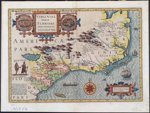 Virginiae Item et Floridae Americae Provinciarum, nova Descriptio., 1619
