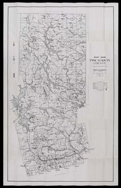 State of Maine, Piscataquis County compiled from Prentiss & Carlyle Co., Inc. surveys -- U.S.G.S. -- and information on file