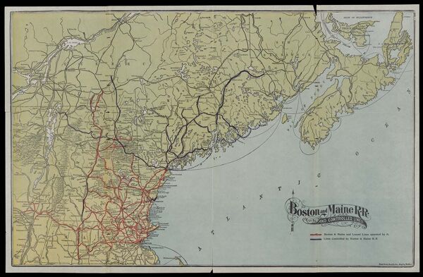 Boston and Maine R. R. and Controlled Lines.