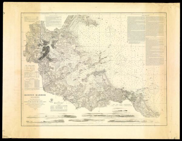 Boston Harbor, Massachusetts:  Survey of the Coast of the United States