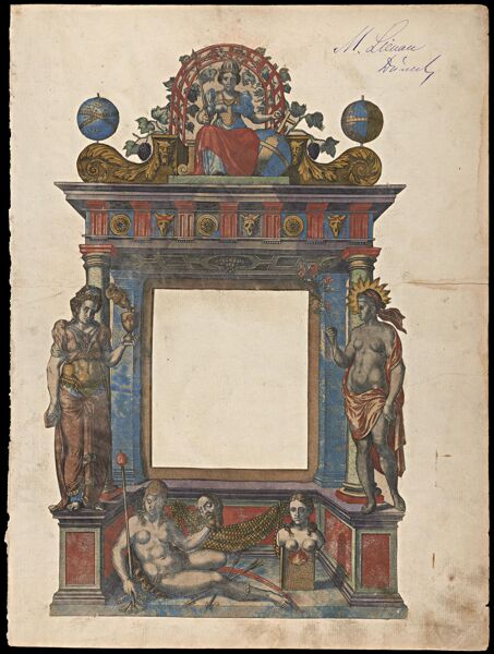[Frontispiece from Abraham Ortelius' Theatrum Orbis Terrarum]